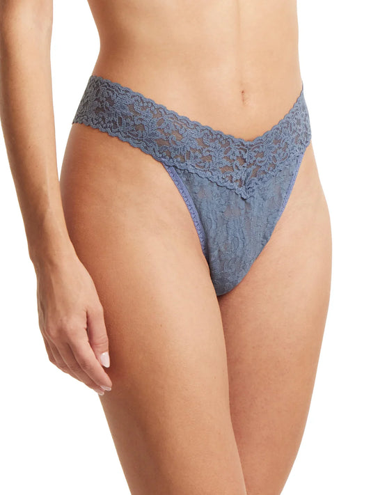 Original Rise Signature Lace Thong In Tour Guide - Hanky Panky